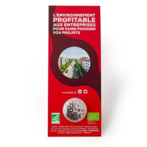 CARTE MARQUE-PAGE CAPSULE DE GRAINES