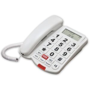 TÉLÉPHONE AVEC ÉCRAN, GRANDES TOUCHES + TOUCHE SOS