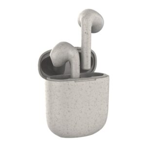 ECOUTEURS ECO SANS FIL BLUETOOTH EN PAILLE BLÉ RECYCLÉE