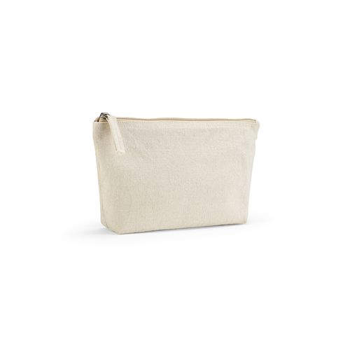 Trousse Cairo M. 2,1L en coton recyclé 320g, fermeture Zip