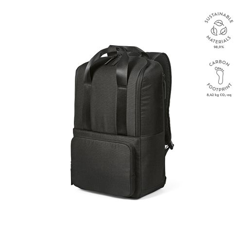 Sac à dos Bucharest 18L rPET. Poche avant Poche ordinateur 15,6"