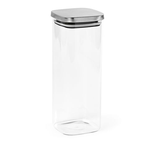 Bocal Delacroix 2100 verre borosilicaté 2130 ml, couvercle rInox