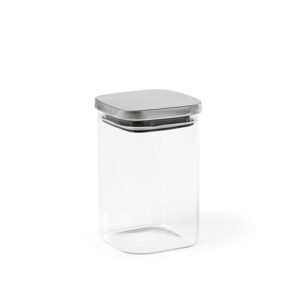 Bocal Delacroix 1200 verre borosilicaté 1270 ml, couvercle rInox