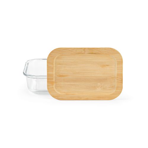 Boîte repas Van Gogh 500,verre borosilicaté et bambou 520 ml
