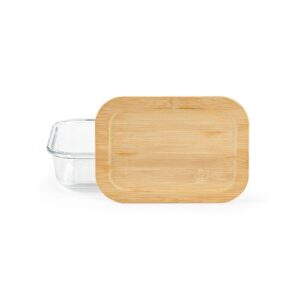 Boîte repas Van Gogh 500,verre borosilicaté et bambou 520 ml