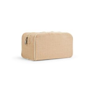 Trousse de toilette Rio 3,3L en jute 260g, avec fermeture Zip