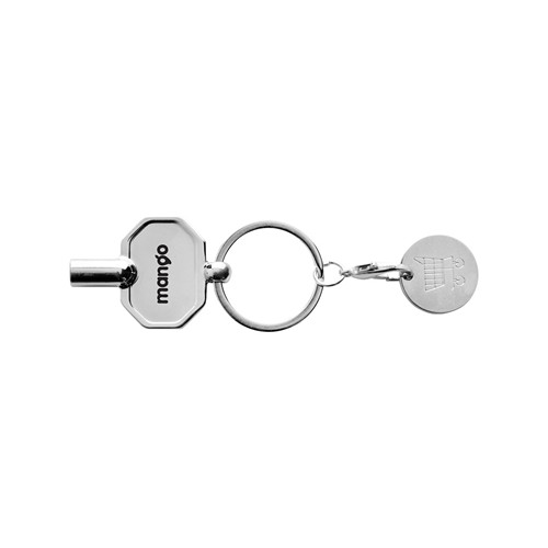 Porte-clés jeton et clé de radiateur en alliage de zinc RCS