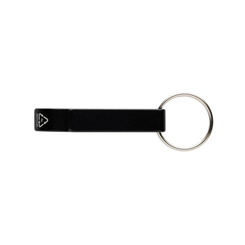 Porte-clés décapsuleur en aluminium recyclé RCS