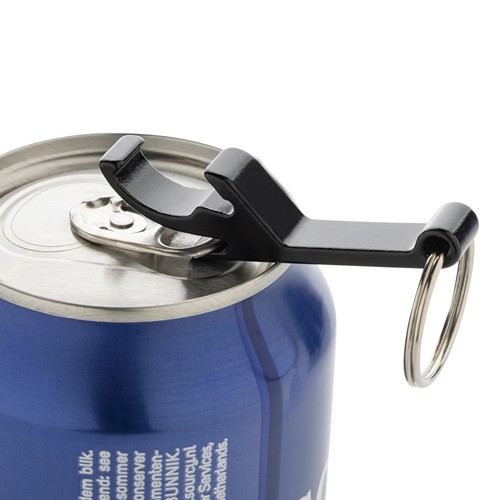 Porte-clés décapsuleur en aluminium recyclé RCS