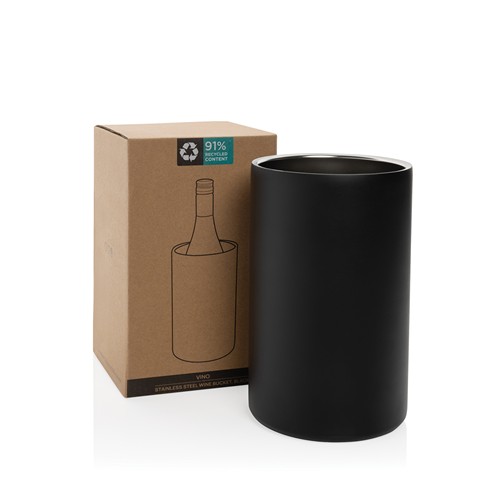 Seau à vin en acier inoxydable recyclé RCS Vino