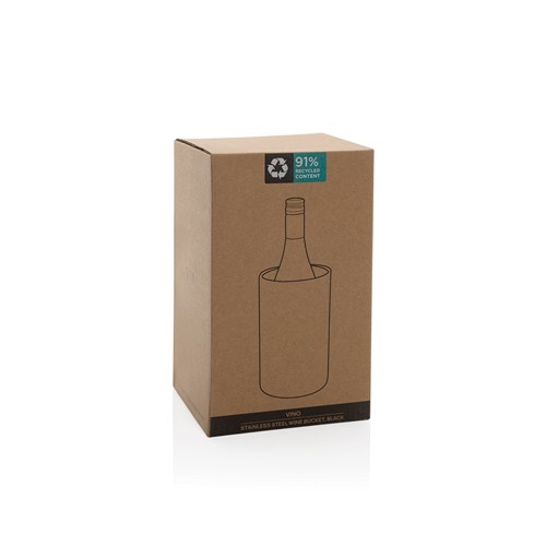 Seau à vin en acier inoxydable recyclé RCS Vino