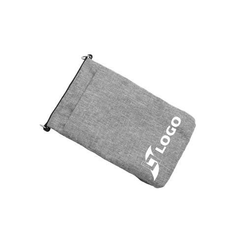 Pochette 'Toledo', gris chiné RPET