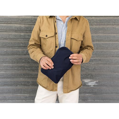 Sac à dos pliable 'Cordoba', polycoton bleu nuit