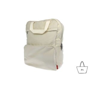 Sac à dos pliable 'Cordoba', polycoton beige