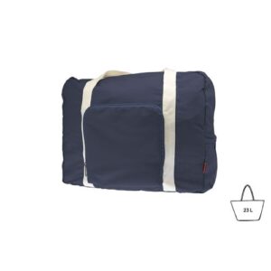 Sac de voyage pliable 'Tenerife', polycoton bleu nuit
