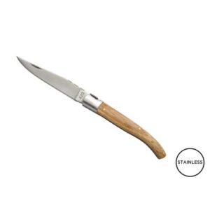 Couteau 'Tradition', 11cm, frêne exotique (avec étui)