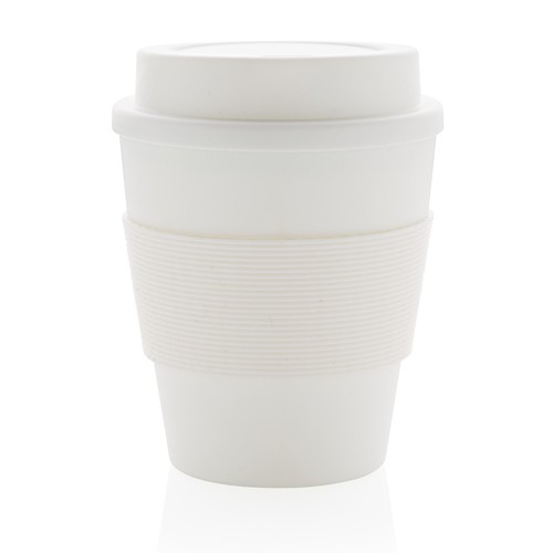 Mug en PP recyclable avec couvercle à vis 350ml