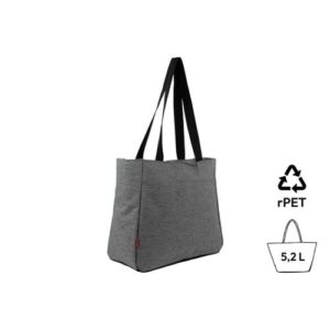 Sac Cabas isotherme 'Sapang', gris chiné RPET