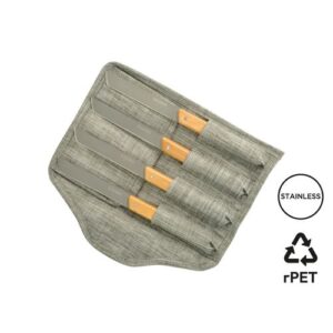 Set de 4 couteaux de table 'Shokki', bambou