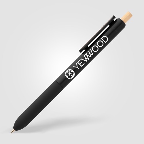 Stylo à clip sensoriel en plastique recyclé Echo