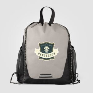 Sac Jotun  à cordon avec poches en polyester recyclé - 10 L