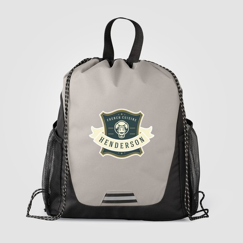 Sac Jotun à cordon avec poches en polyester recyclé - 10 L