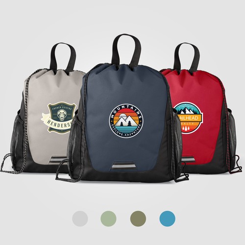 Sac Jotun à cordon avec poches en polyester recyclé - 10 L