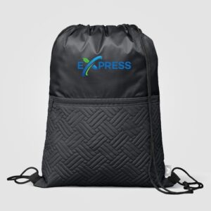 Sac à cordon Sora recyclé matelassé – 6 L