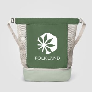Sac à cordon Neri en maille recyclée – 34 L
