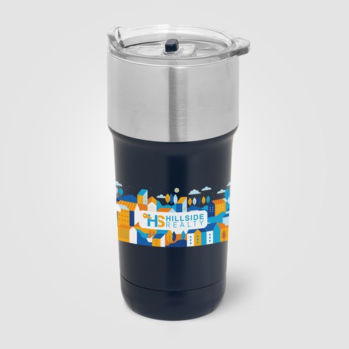 Optimus - 590 ml Gobelet à double paroi avec intérieur en céramique