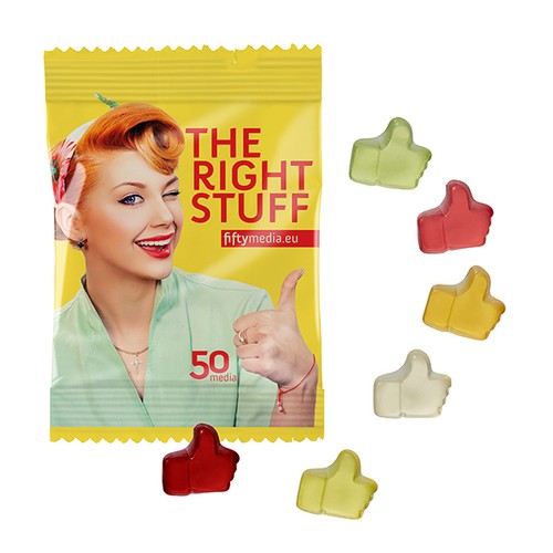 Gommes de fruits formes STANDARD, 10 g