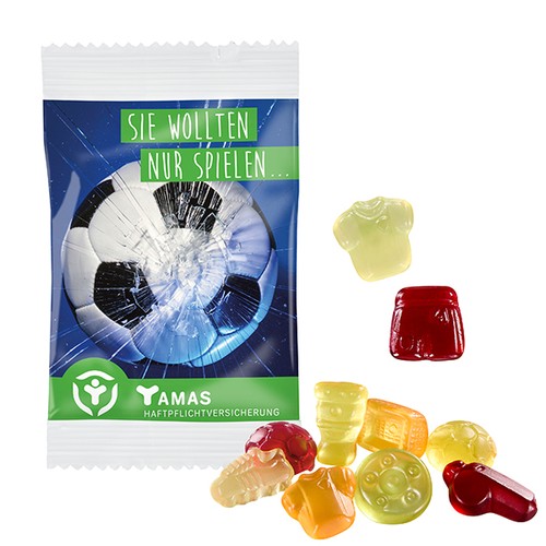 Gommes de fruits formes STANDARD, 15 g, comp.
