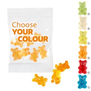 Oursons 1 seule couleur, 10 g, comp.