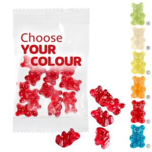 Oursons 1 seule couleur, 15 g, comp.