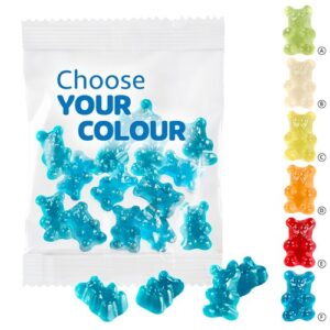 Oursons 1 seule couleur, 20 g, comp.