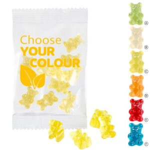 Oursons 1 seule couleur, 15 g VEGAN