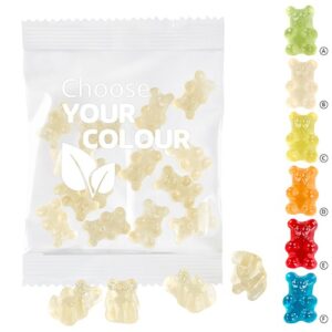 Oursons 1 seule couleur, 20 g VEGAN, comp.