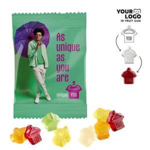 Gommes de fruits PERSONNALISÉES, VEGAN, 10 g