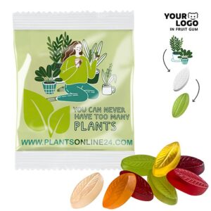 Gommes de fruits PERSONNALISÉES, VEGAN, 20 g, comp.