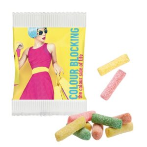 Bonbons à mâcher HITSCHIES acidulés, papier