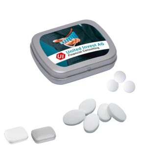 Mini boîte avec pastilles menthe