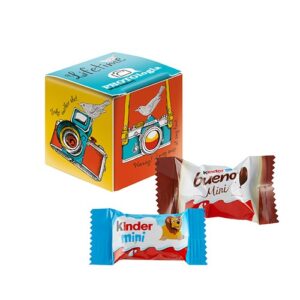 Mini-cube publicitaire Kinder