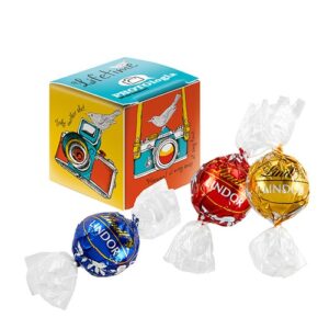 Mini-cube publicitaire Lindor