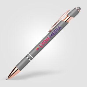 Stylo Prince Softy Rose Gold Métallique avec Stylet