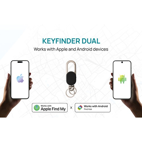 Porte-clés avec géolocalisation Keyfinder Dual