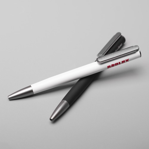 URRGH Stylo à bille en aluminium recyclé avec caoutchouc bleu