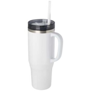 Mug isotherme Melbourne 1200 ml certifié RCS avec paille