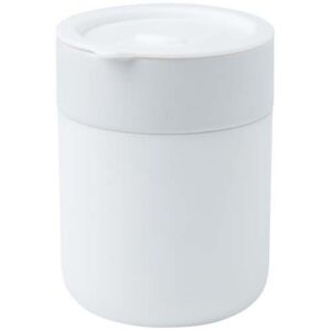 Gobelet en céramique Java de 330 ml avec revêtement en silicone et couvercle en plastique