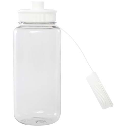 Bouteille sport Ryder de 900 ml en RPET certifié RCS avec couvercle multifonctions