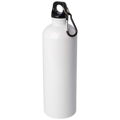Bouteille d'eau Oregon de 750 ml simple paroi en acier recyclé certifié RCS avec mousqueton